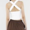 Women The Editor's Market Tops | Dayna Cross Back Top White