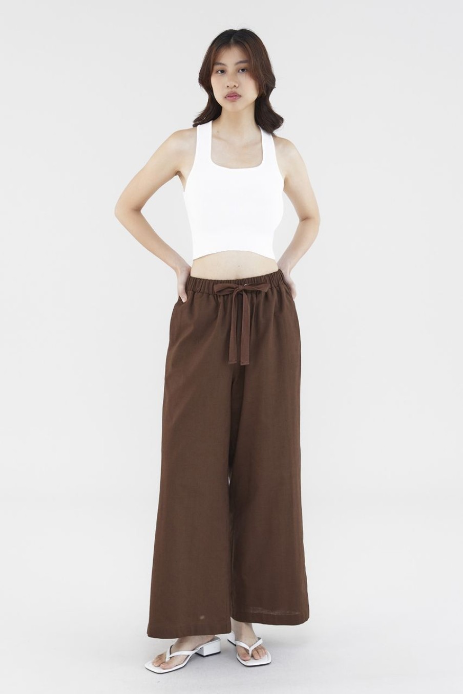 Women The Editor's Market Tops | Dayna Cross Back Top White