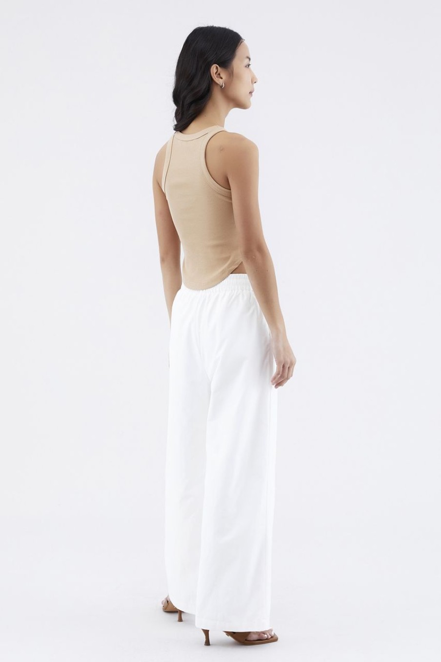 Women The Editor's Market Pants | Kastrelle Drawstring Pants White