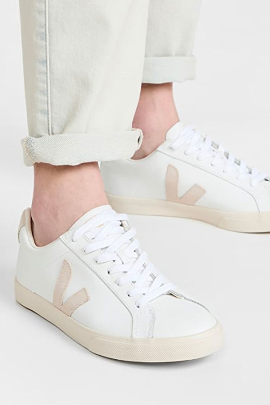 Women Veja Sneakers & Trainers | Veja Esplar Leather White Sable