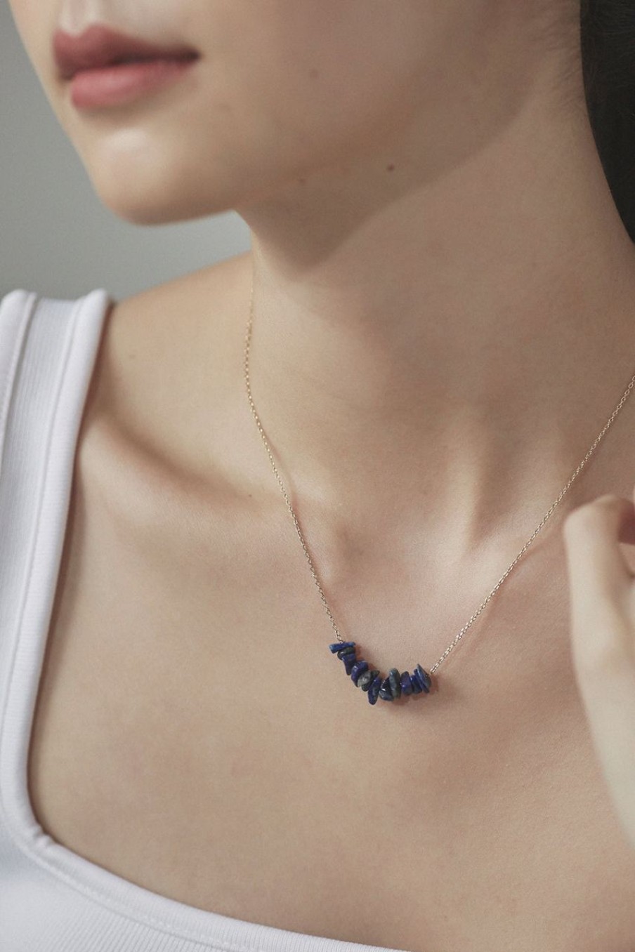 Women Afterall Necklaces | Laurel Necklace Gold/Sapphire