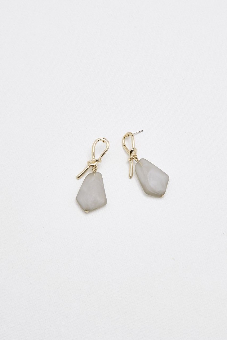 Women Afterall Earrings | Lana Drop Earrings Grey/Gold