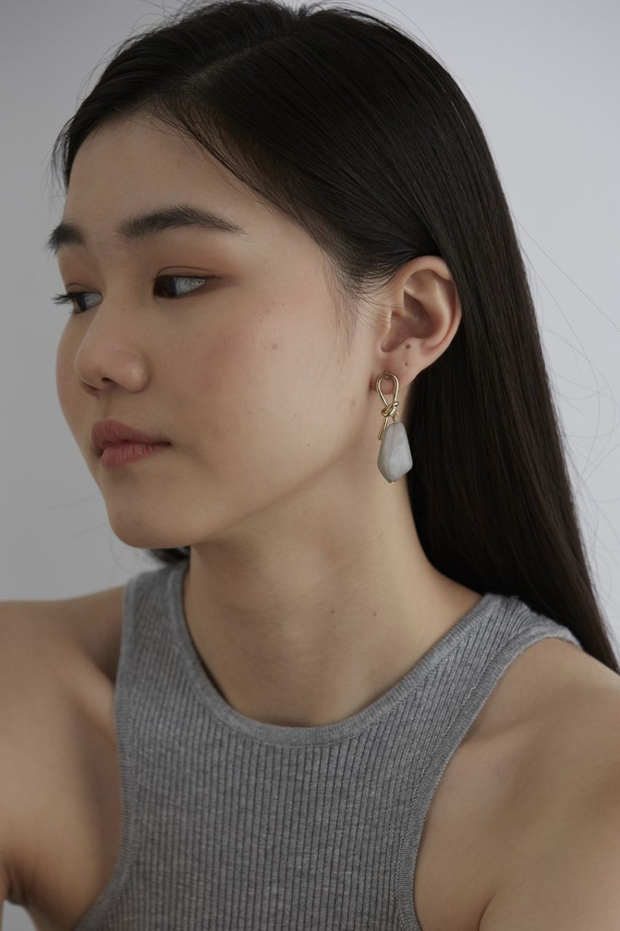 Women Afterall Earrings | Lana Drop Earrings Grey/Gold