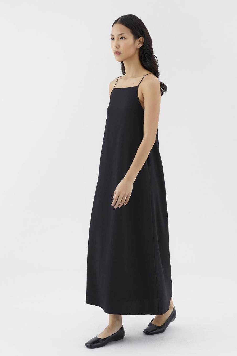 Women The Editor's Market Dresses | Zanessa Column Dress Black