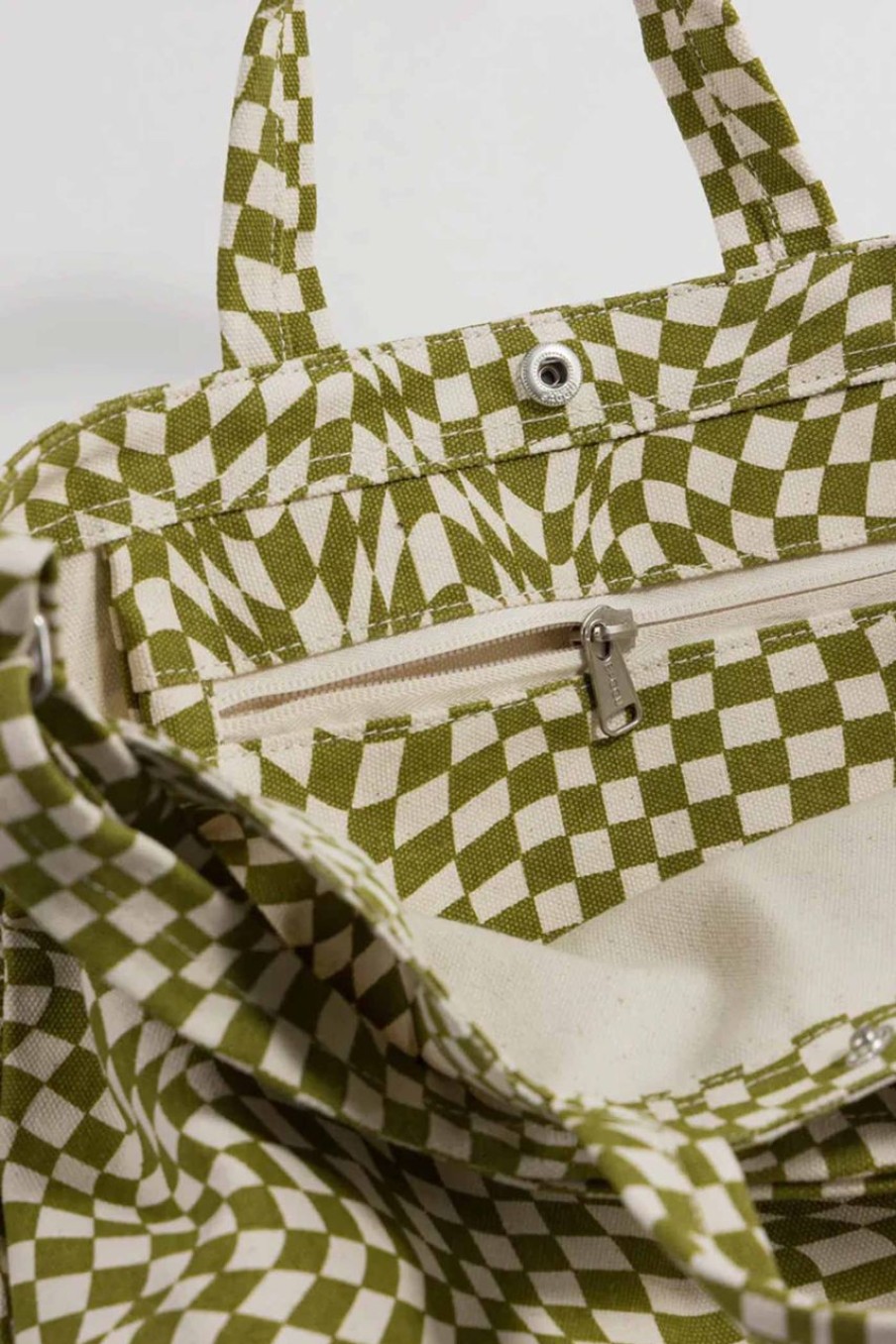 Women Baggu Bags | Baggu Duck Bag Moss Trippy Checker