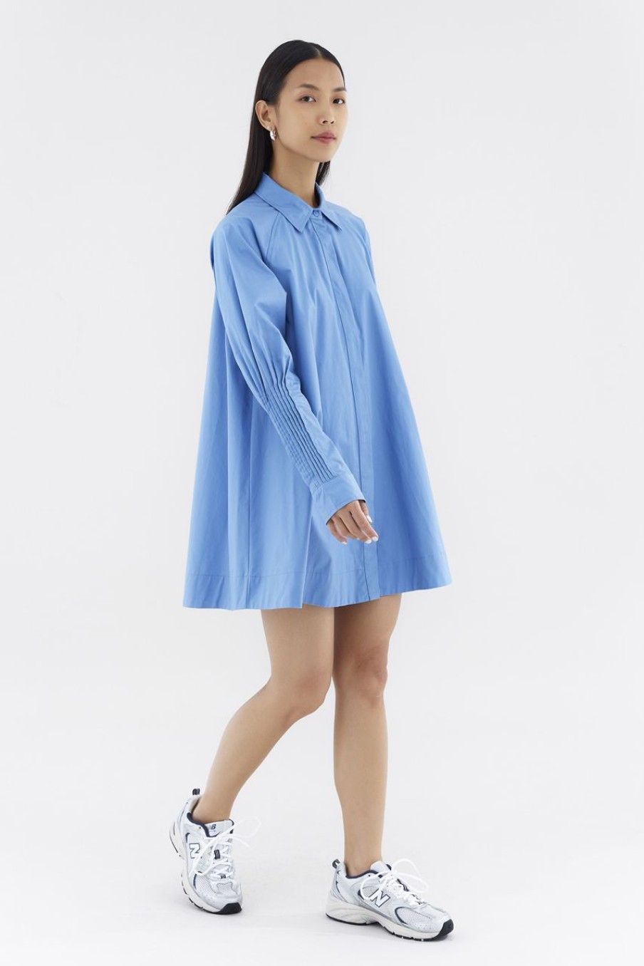 Women The Editor's Market Dresses | Luella Shirtdress Milky Blue