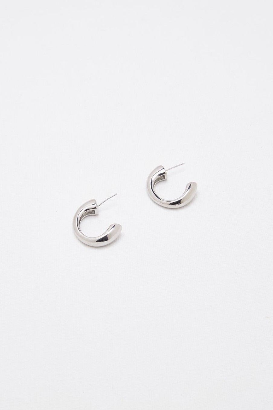 Women Afterall Earrings | Sylvie Hoop Earrings Silver