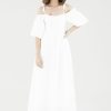 Women The Editor's Market Dresses | Phoeby Cold Shoulder Dress White