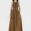 Women The Editor's Market Dresses | Andreana Tank Maxi Dress Mocha