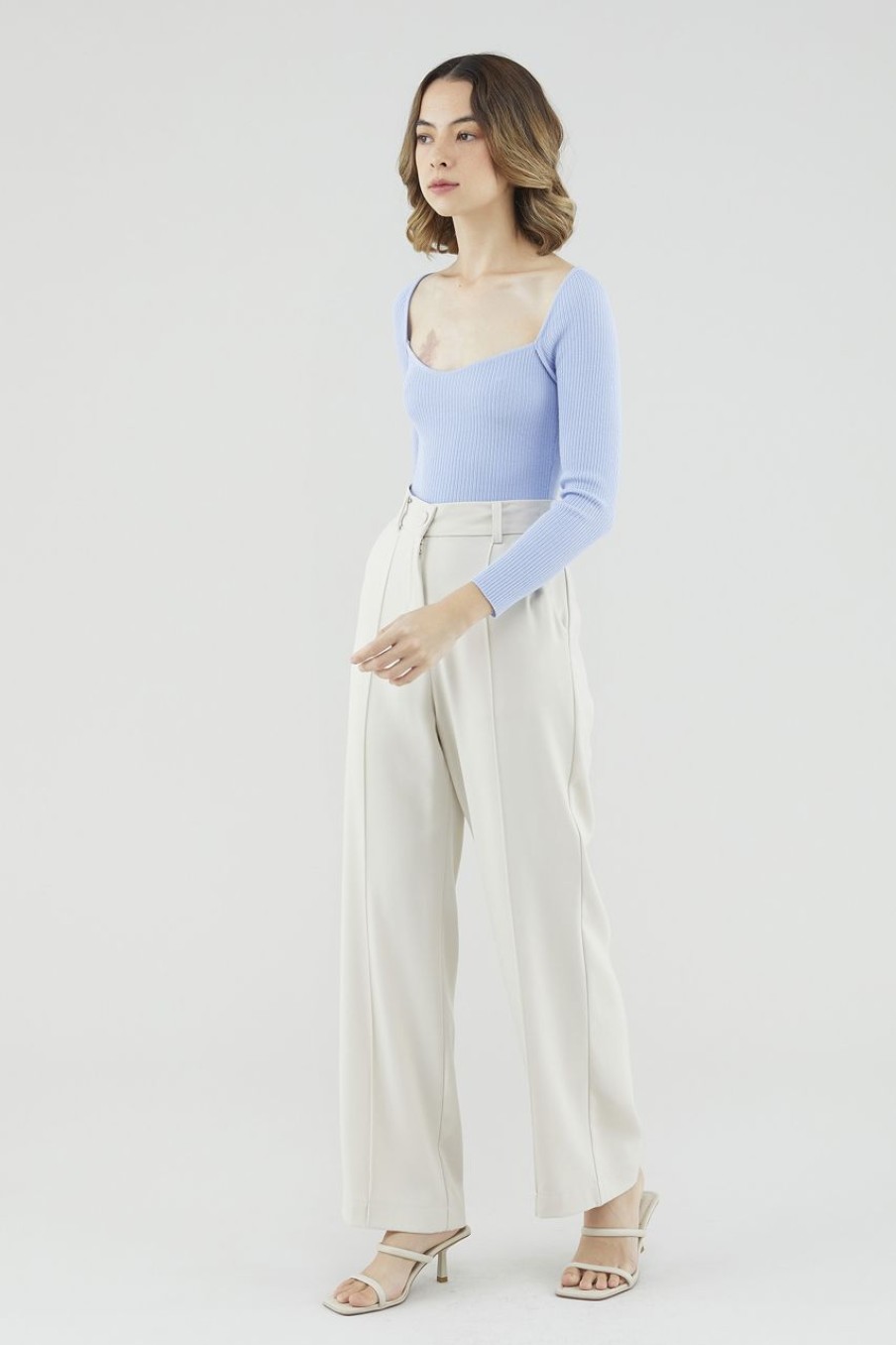 Women The Editor's Market Pants | Edelyn High-Waist Pants Bone