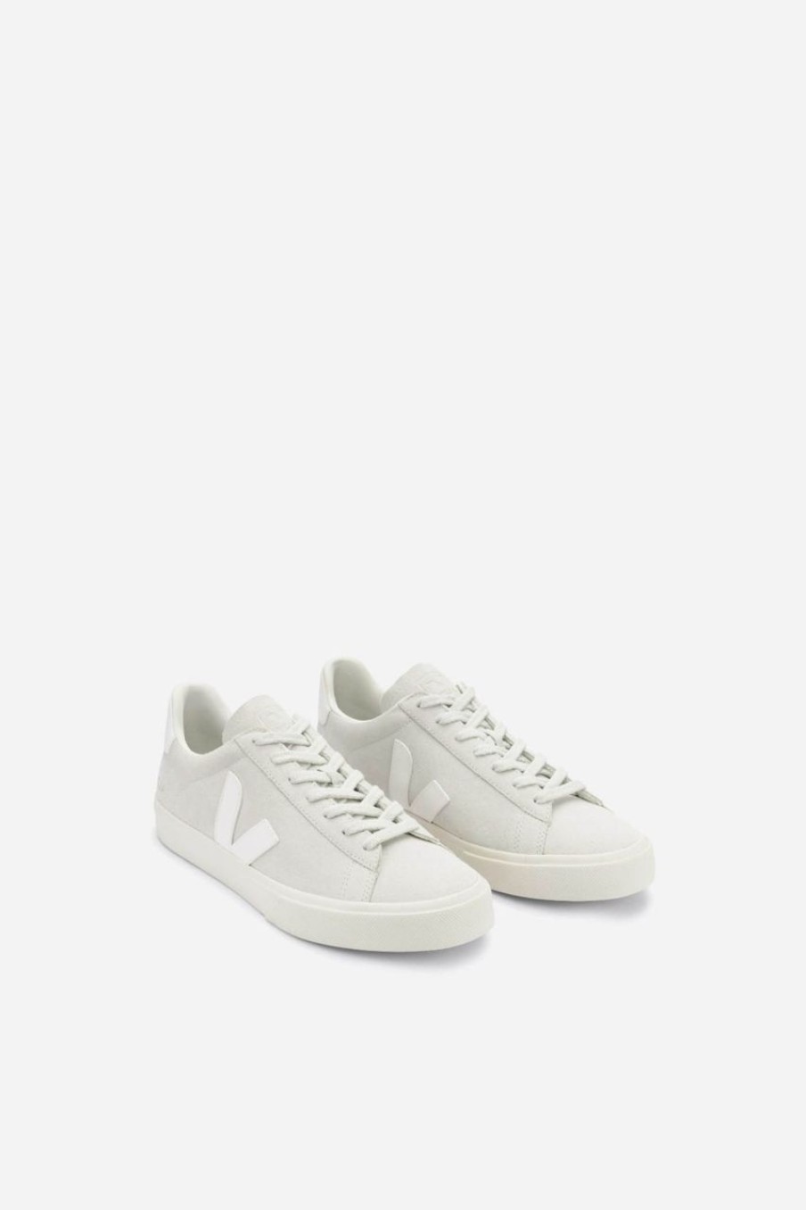 Women Veja Sneakers & Trainers | Veja Campo Suede Natural White