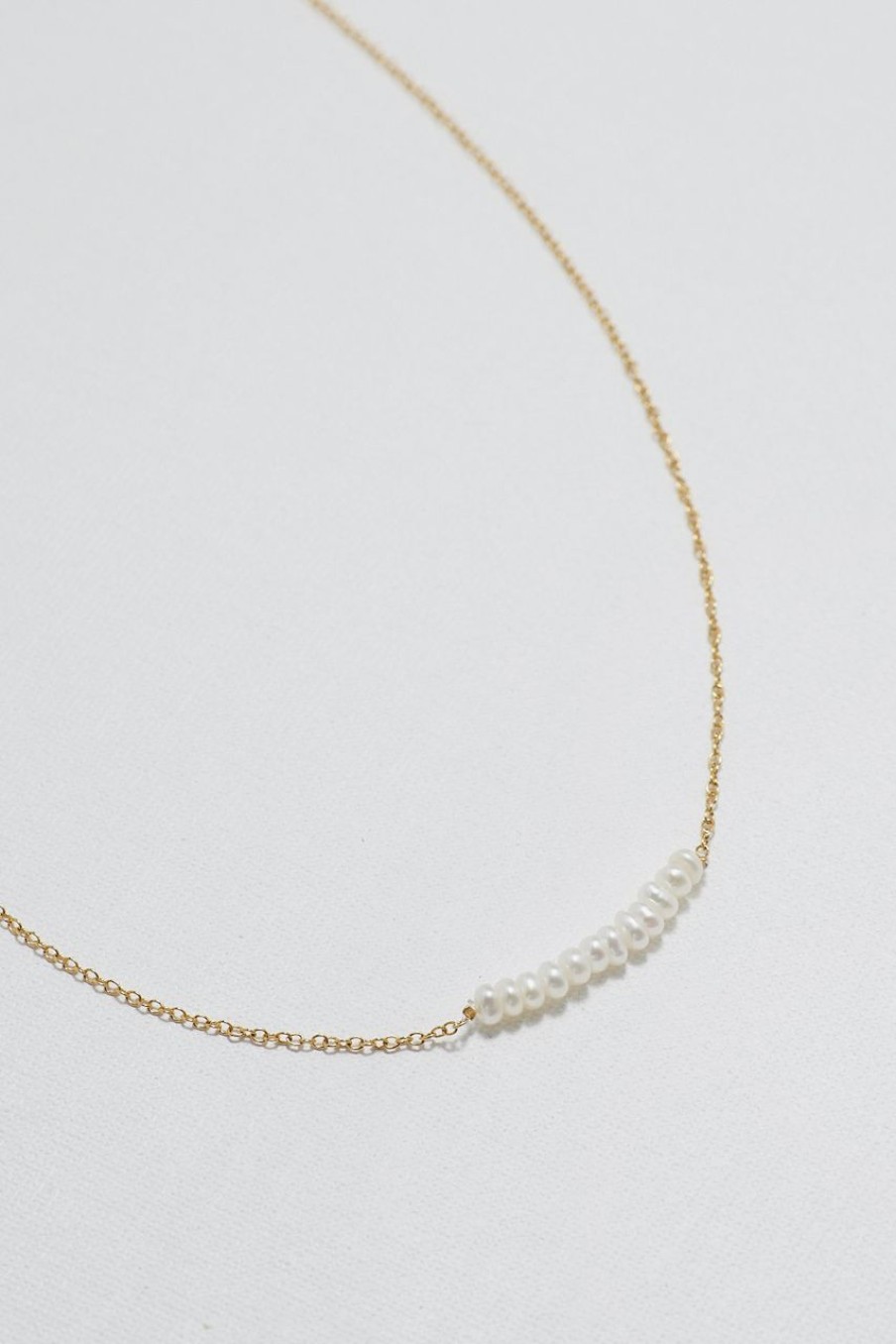 Women Afterall Necklaces | Juliane Pearl Necklace Gold