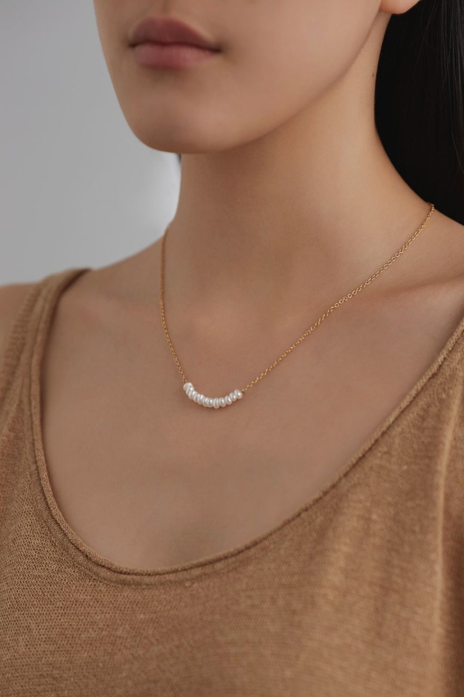 Women Afterall Necklaces | Juliane Pearl Necklace Gold