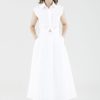 Women The Editor's Market Skirts | Nebula Pleated Skirt White