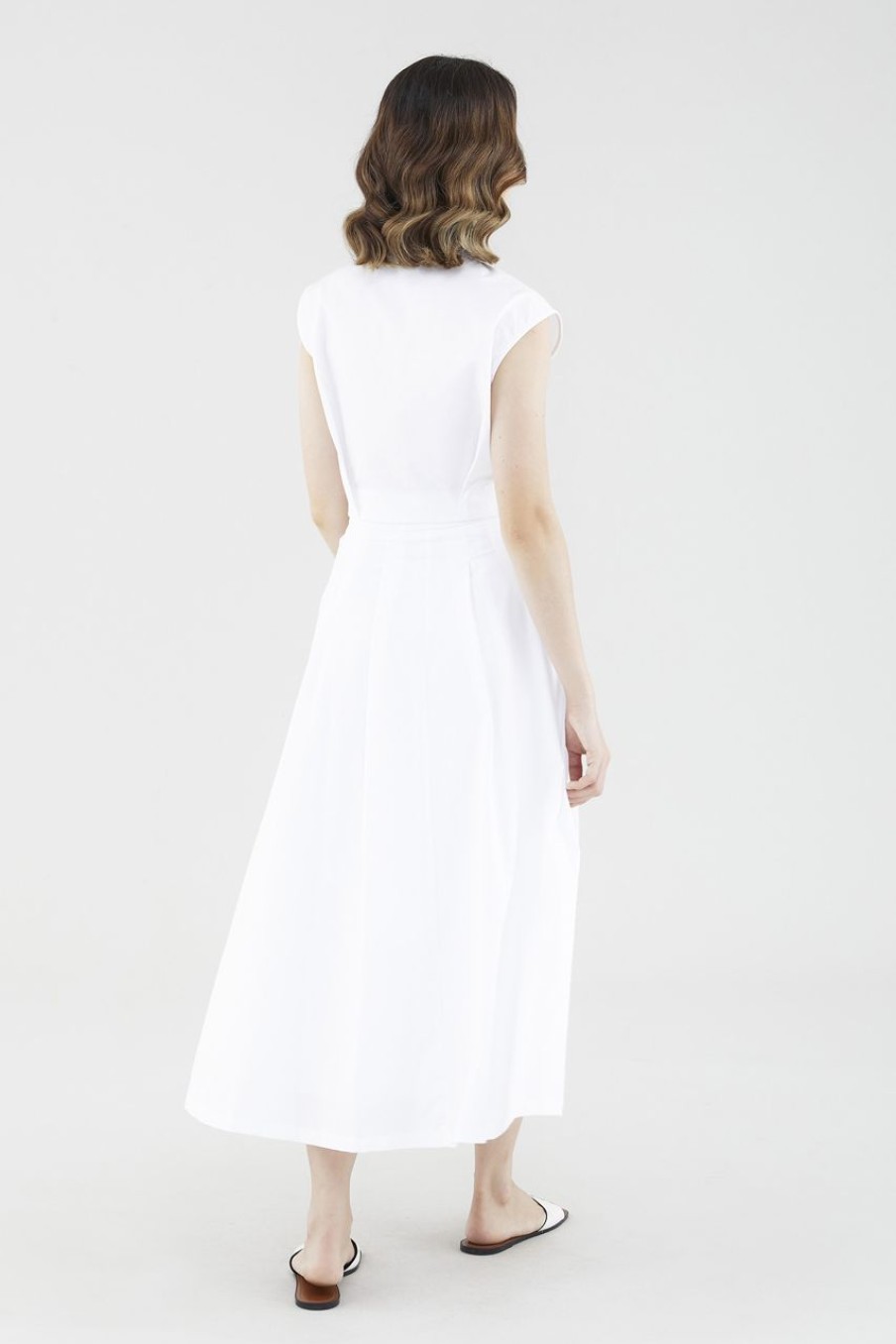 Women The Editor's Market Skirts | Nebula Pleated Skirt White