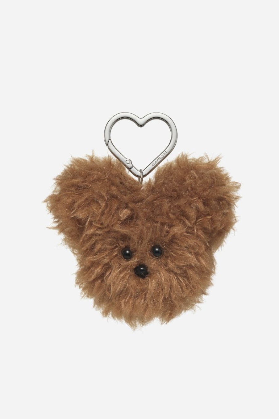 Women Carlyn Bags | Carlyn Fluffy Keyring Brown