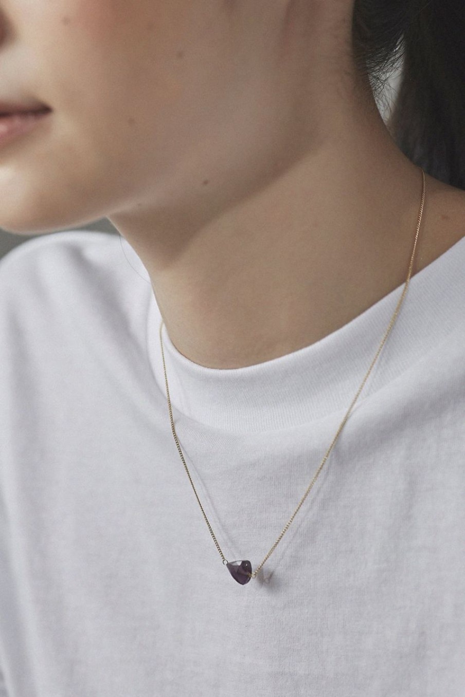 Women Afterall Necklaces | Pelben Necklace Gold/Purple