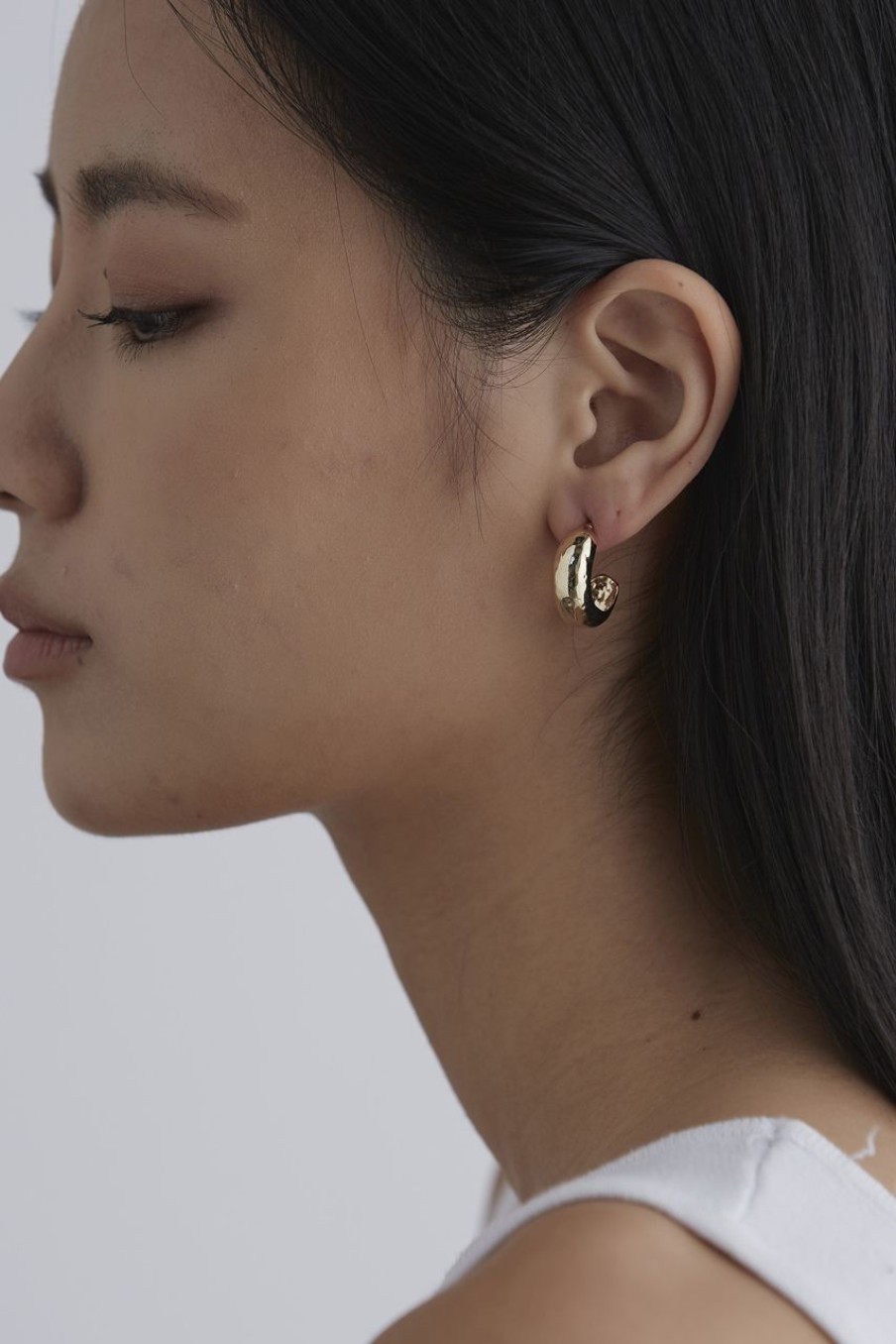 Women Afterall Earrings | Tristin Hoop Earrings Gold