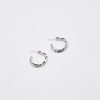 Women Afterall Earrings | Atticus Hoop Earrings Silver