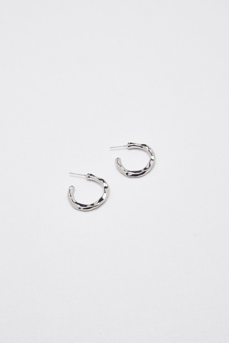 Women Afterall Earrings | Atticus Hoop Earrings Silver