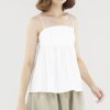 Women The Editor's Market Tops | Quindelyn Babydoll Top White