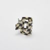 Women Afterall Hair Accessories | Willa Hair Claw Ivory/Black Checks