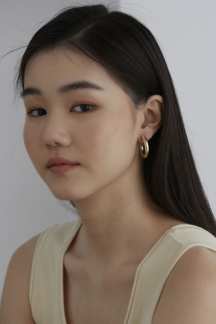 Women Afterall Earrings | Harper Hoop Earrings Gold