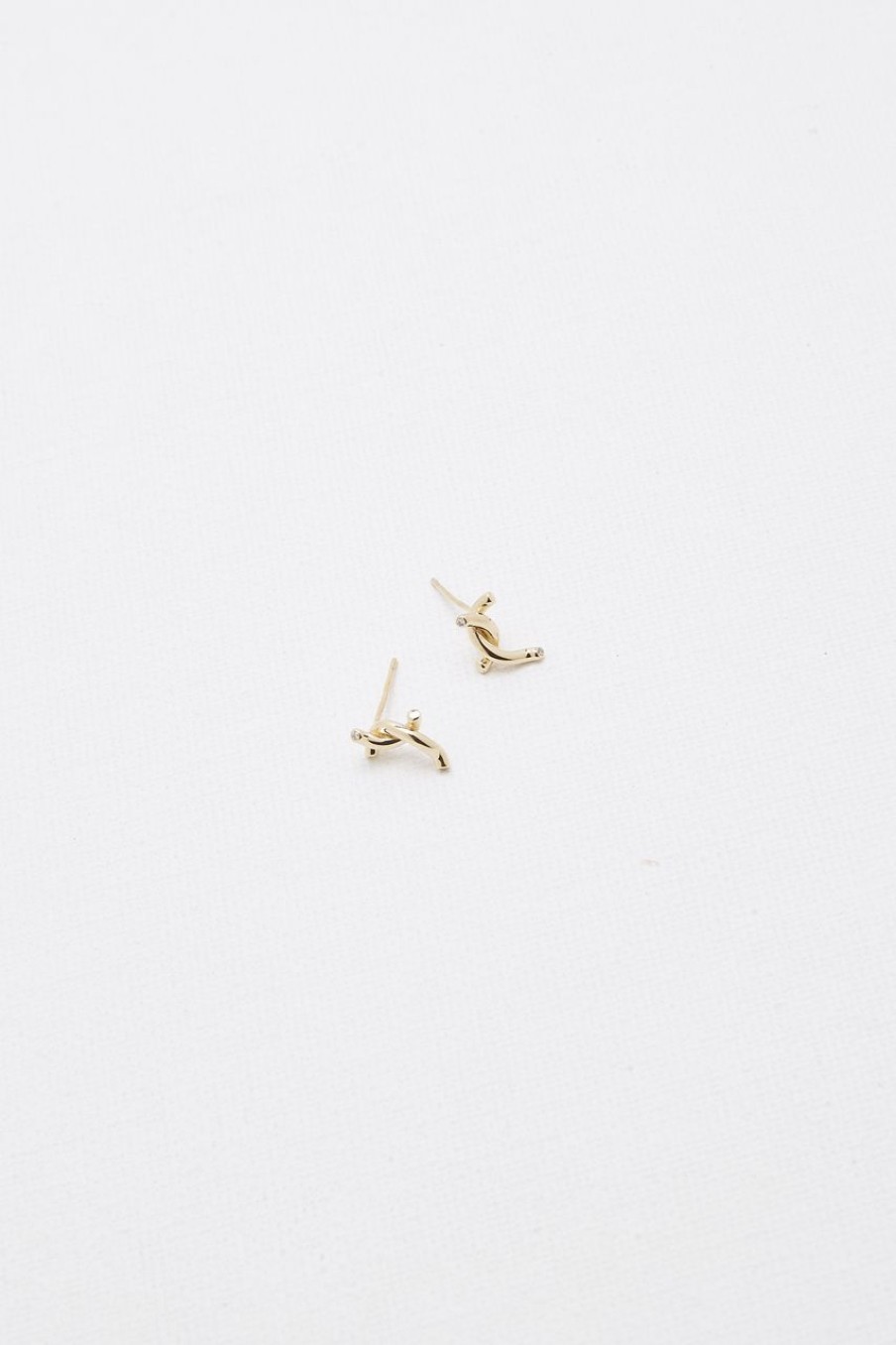 Women Afterall Earrings | Hallie Ear Studs Gold