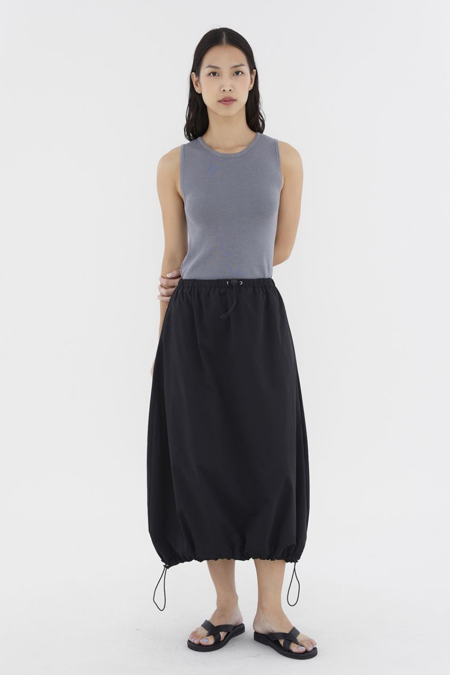 Women The Editor's Market Skirts | Nadale Bubble Skirt Black