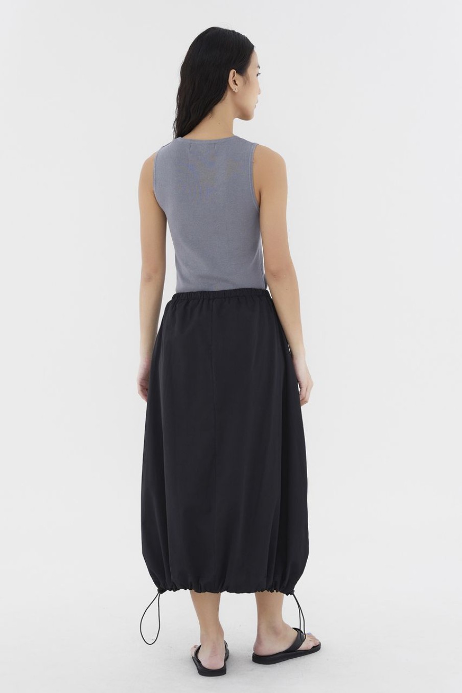 Women The Editor's Market Skirts | Nadale Bubble Skirt Black