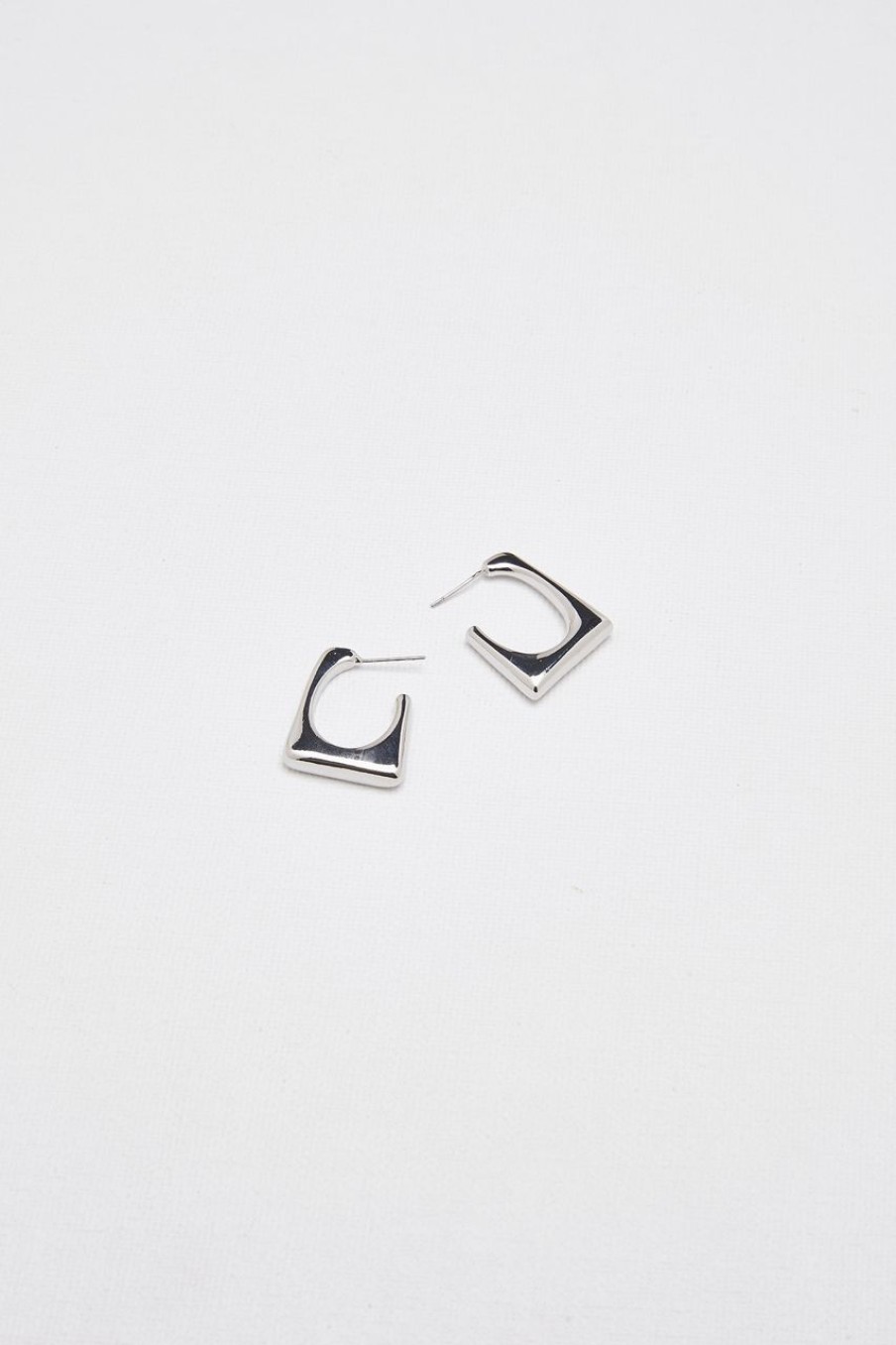 Women Afterall Earrings | Vina Hoop Earrings Silver