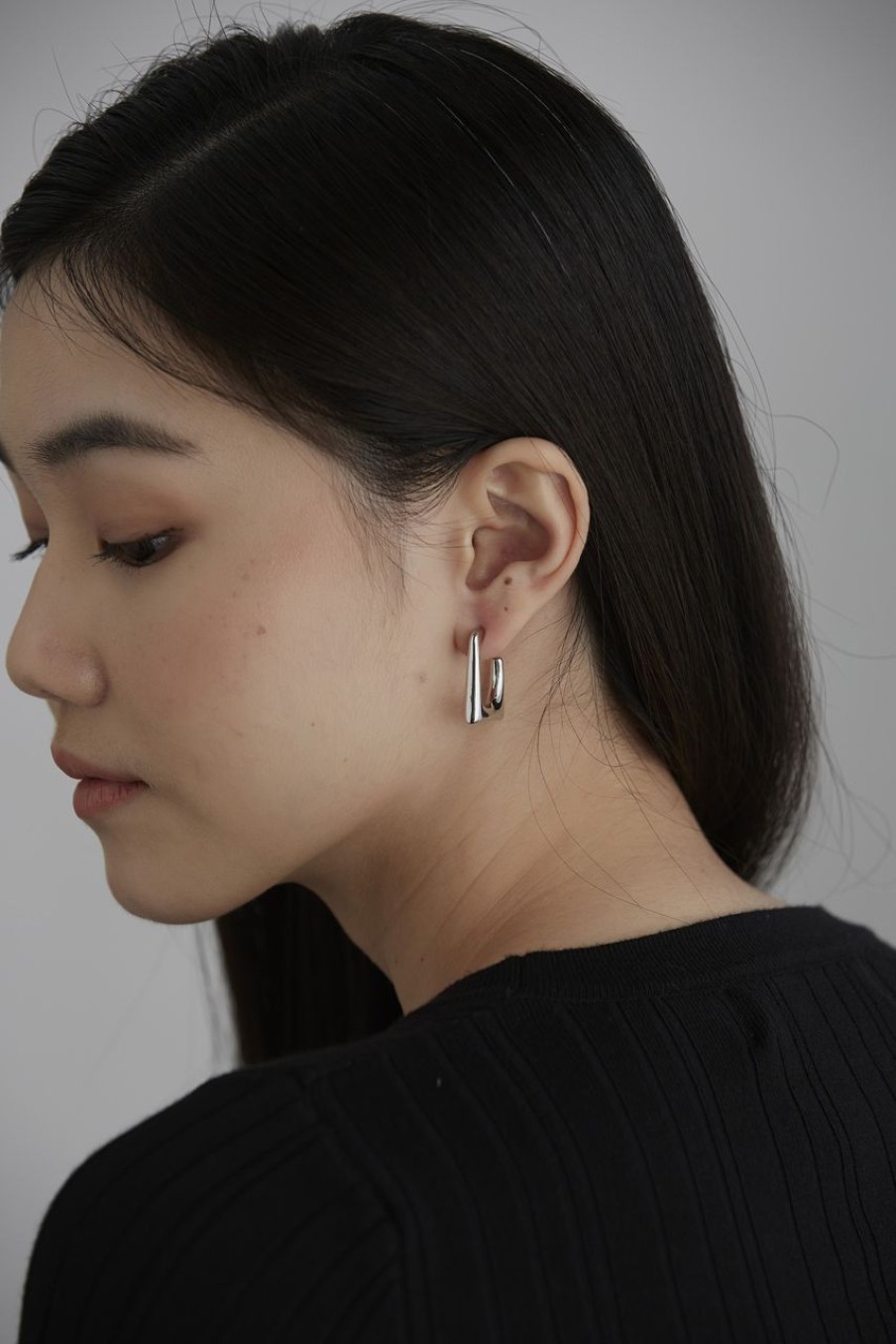 Women Afterall Earrings | Vina Hoop Earrings Silver