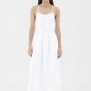 Women The Editor's Market Dresses | Adelita Tie-Back Dress White