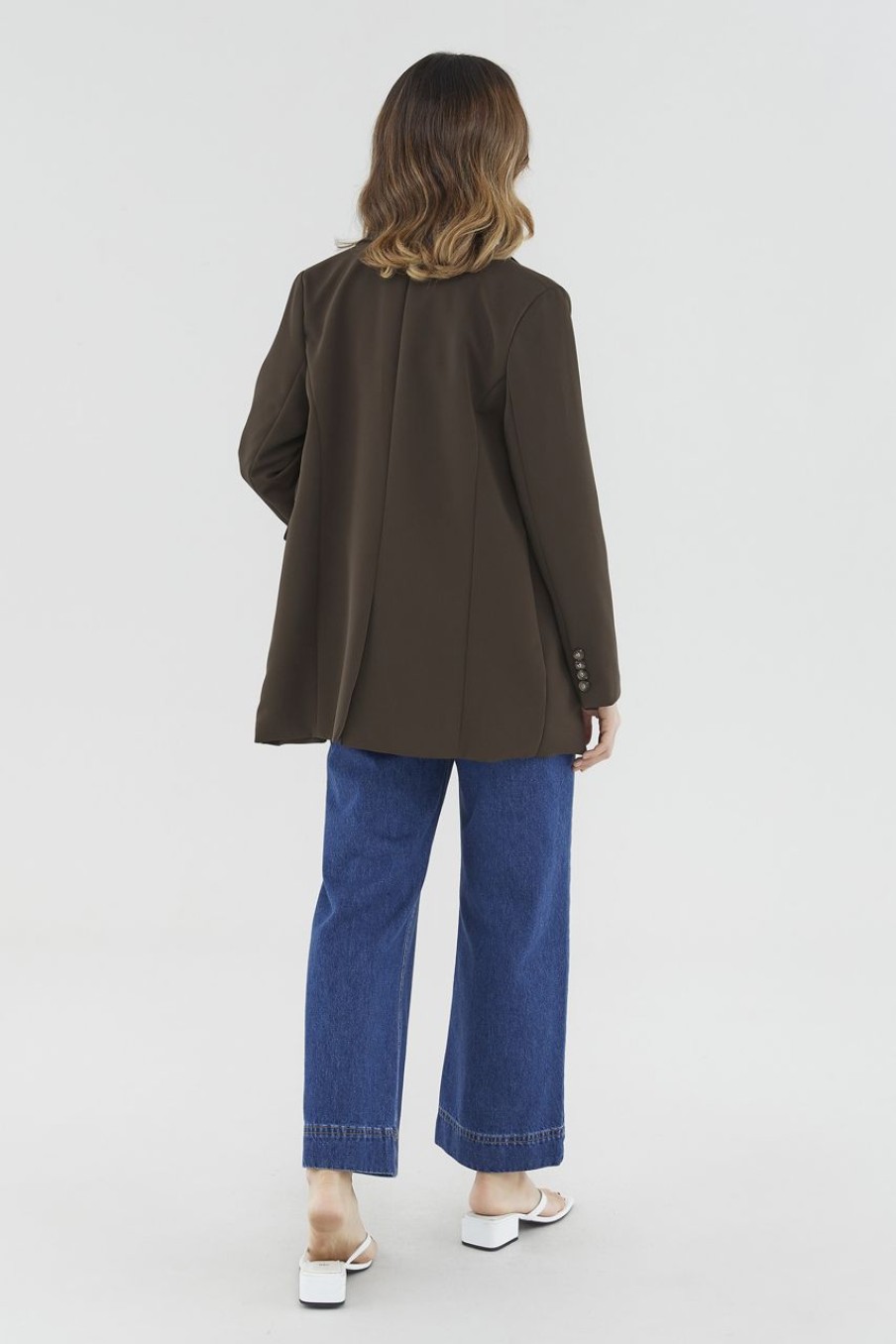 Women The Editor's Market Outerwear | Finella Padded Blazer Cedar