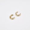 Women Afterall Earrings | Erin Hoop Earrings Gold