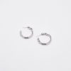 Women Afterall Earrings | Geneva Hoop Earrings Silver