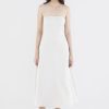 Women The Editor's Market Dresses | Alexis Linen Empire Tube Dress Sand