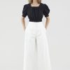 Women The Editor's Market Pants | Kerifa Wide-Leg Pants White