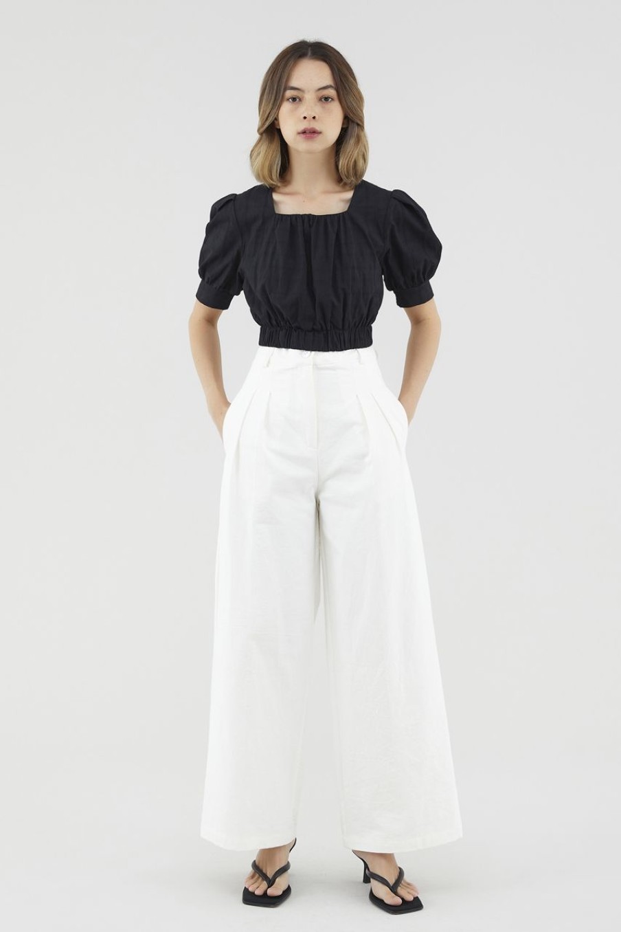 Women The Editor's Market Pants | Kerifa Wide-Leg Pants White