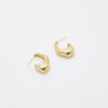 Women Afterall Earrings | Maple Hoop Earrings Matte Gold