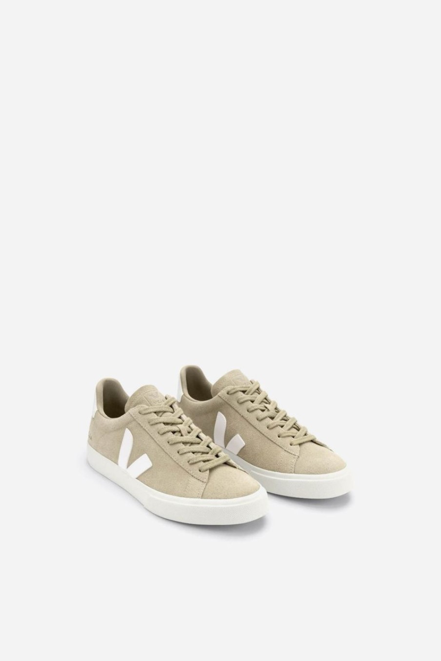 Women Veja Sneakers & Trainers | Veja Campo Suede Dune White