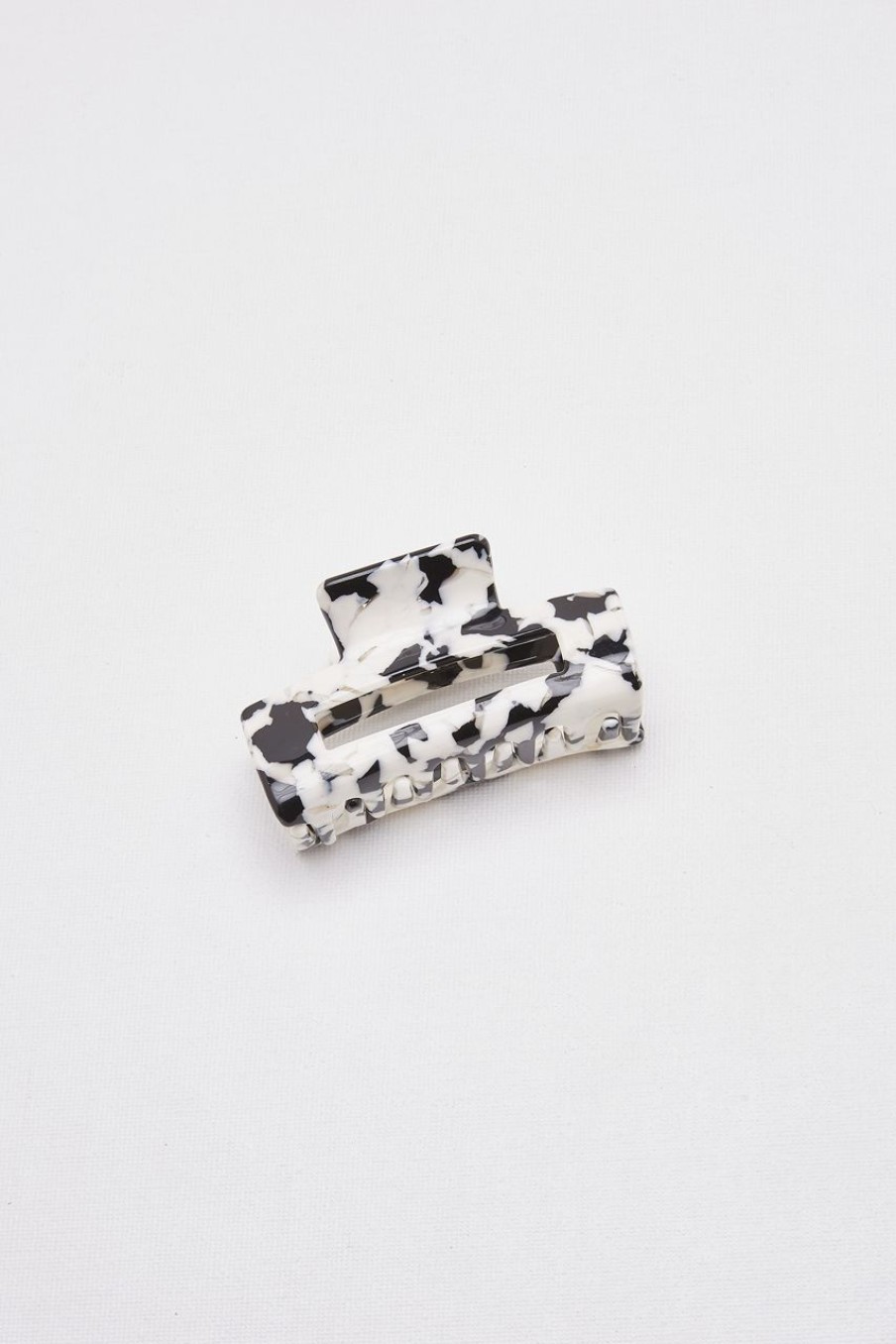 Women Afterall Hair Accessories | Meagan Hair Claw Black/White Marble