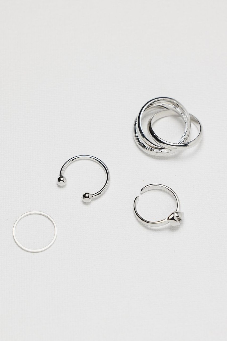 Women Afterall Rings | Livia Ring Set Silver