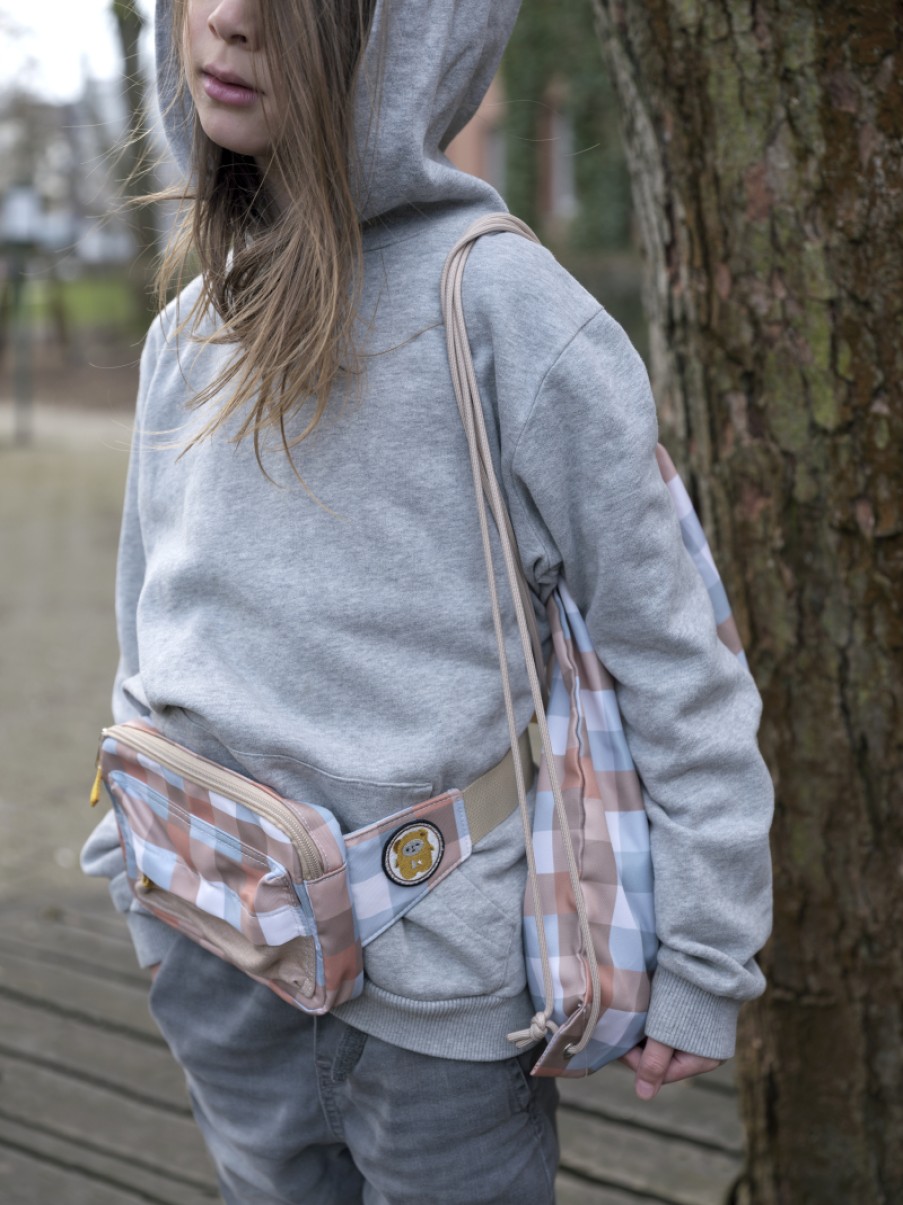 Kids Evryday Studios | Fabelab Bum Bag Cottage Blue Checks