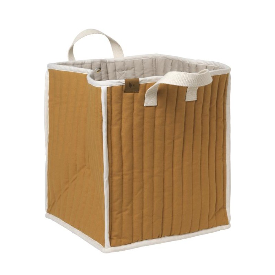 Kids Evryday Studios | Fabelab Quilted Storage Bag Ochre Bee