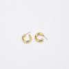 Women Afterall Earrings | Annika Hoop Earrings Gold