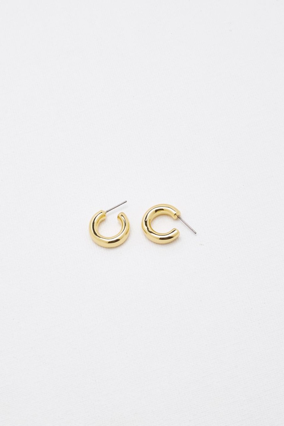 Women Afterall Earrings | Annika Hoop Earrings Gold