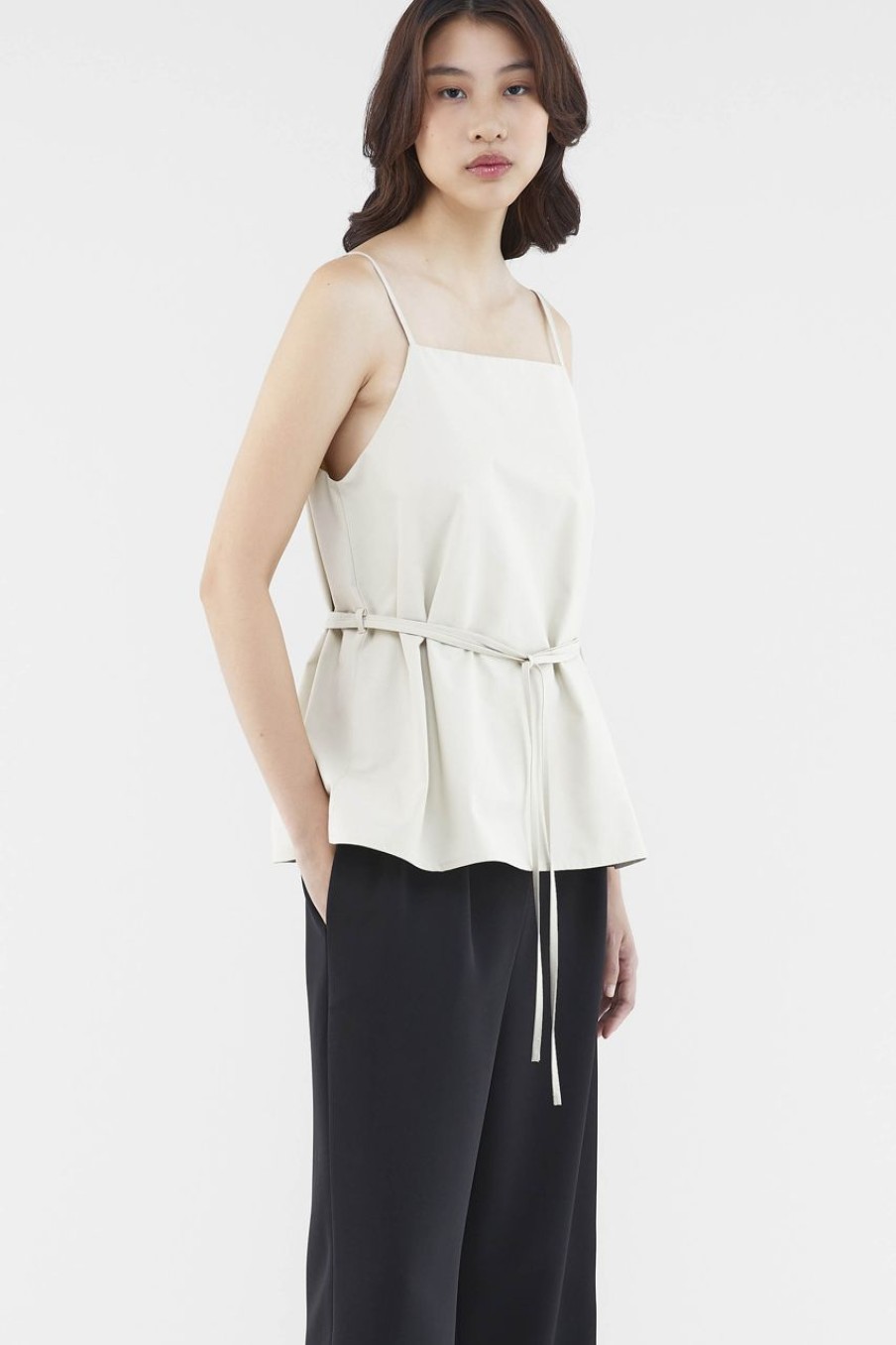 Women The Editor's Market Tops | Paloma Relaxed Camisole Bone