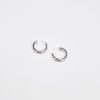 Women Afterall Earrings | Harper Hoop Earrings Silver