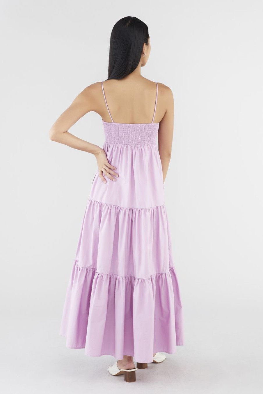 Women The Editor's Market Dresses | Hiera Tiered Maxi Dress Wisteria